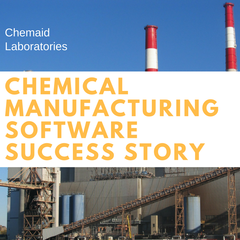 Chemical Manufacturing Software Success Story: Chemaid Laboratories