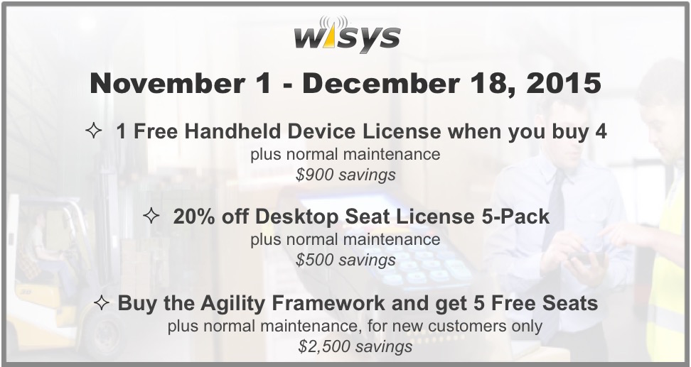 WiSys Promotions for New and Existing Customers