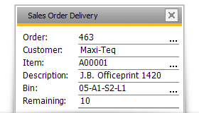 sales order delivery-sap-business-one