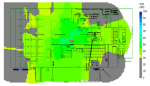 warehouse wireless coverage map