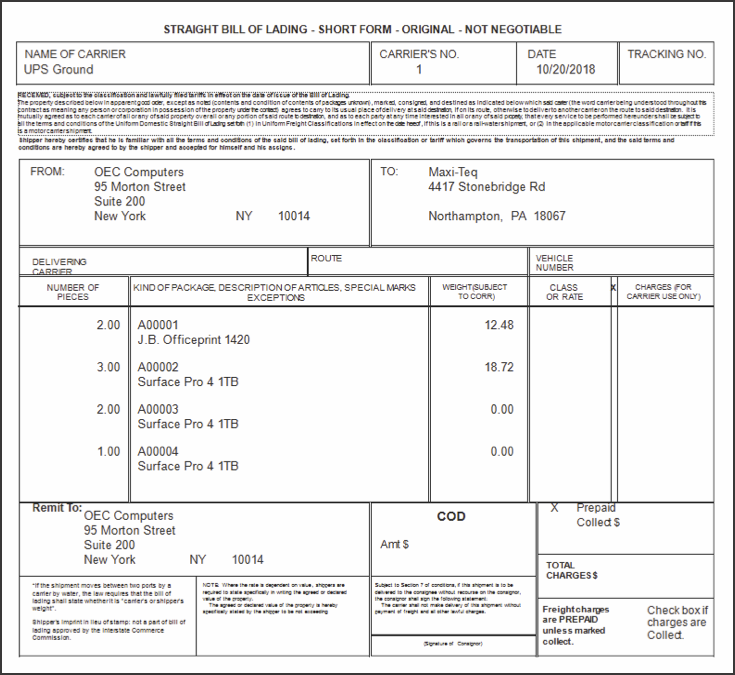 agility fulfillment-shipping for sap business one