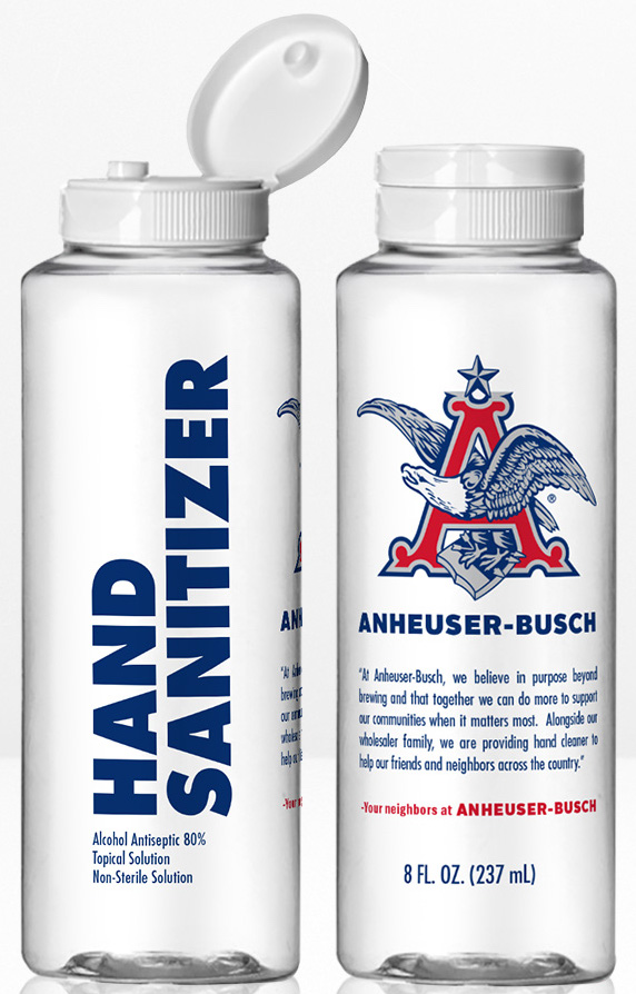 anheuser busch hand sanitizer