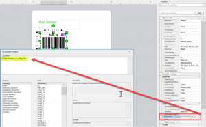 agility label designer conditional formatting