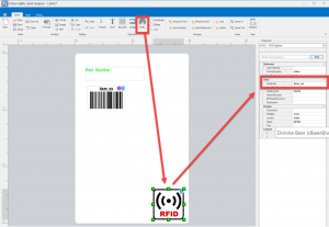 agility label designer data value